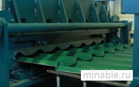 Оборудование для производства металлочерепицы