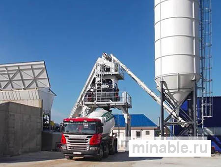 Быстромонтируемый бетонный завод