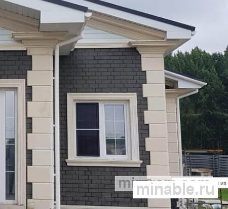 Монтаж фасадного декора