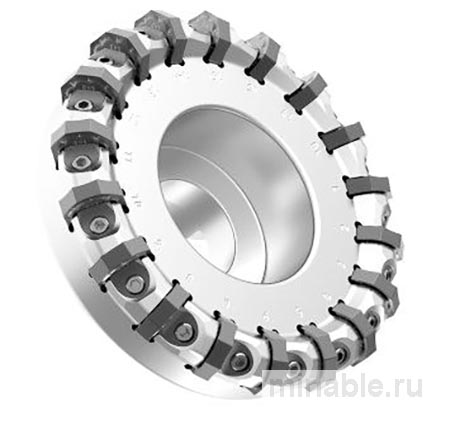 Торцевая фреза для резания чугуна с вермикулярным графитом