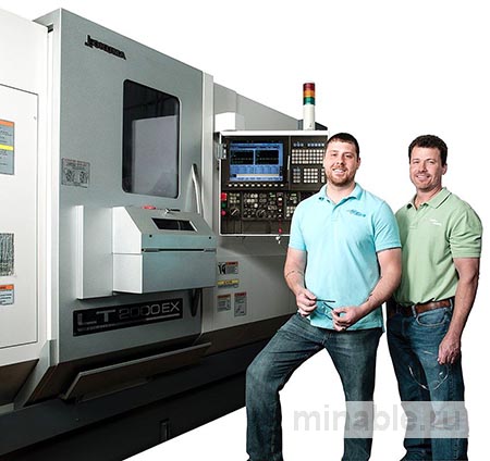 Приложение настраивает двухшпиндельную токарную обработку