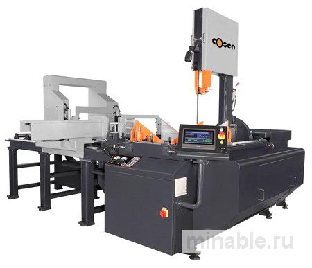 Ленточная пила с вертикально-наклоняемой рамой