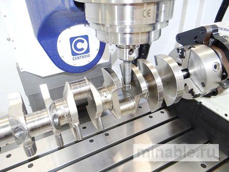 Пятиосевой обрабатывающий центр с наклоняемой на 180 градусов осью B