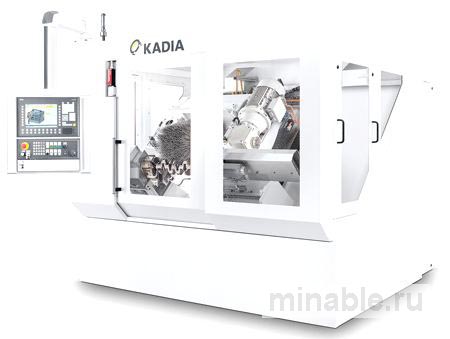 Зачистка коленчатых валов на щеточном станке для удаления заусенцев