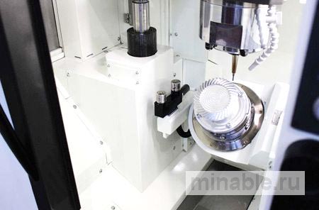 Сверхкомпактный пятиосевой высокоточный вертикальный обрабатывающий центр