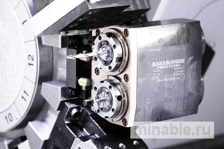 Двухцанговый патрон удваивает возможности станции револьверной головки