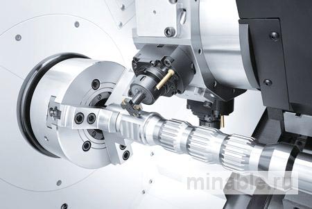 Высокопроизводительный токарный станок для автоматизированной эксплуатации