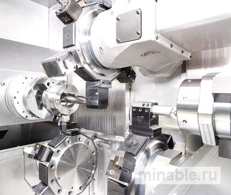 Токарно-фрезерный центр для обработки длинных и тяжелых заготовок