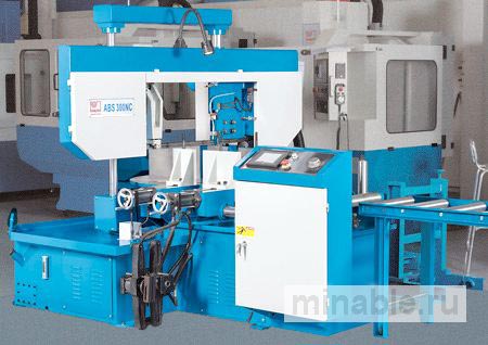 Расширен ассортимент двухколонных полностью автоматических ленточных пил