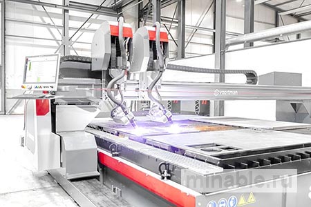 Резальный станок Voortman V303 режет лист за листом без присмотра