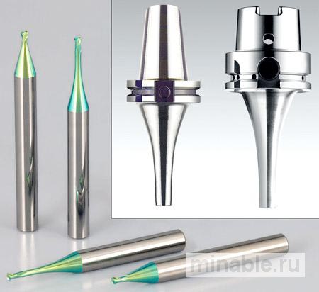 Концевые фрезы и патроны Micro для сложных материалов