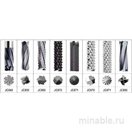 Концевые фрезы JC800 для композитов