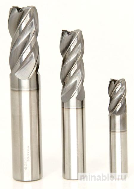 Высокопроизводительные цельные твердосплавные концевые фрезы