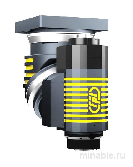 Полностью непрерывно сменяемая фрезерная головка