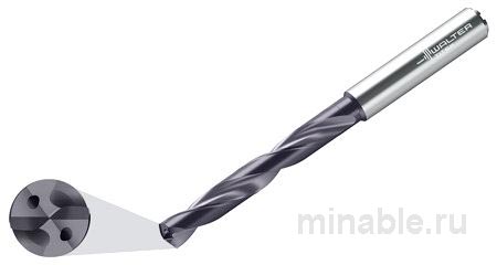 Твердосплавное сверло с многослойным покрытием