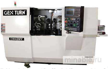 Токарно-фрезерный станок с полноразмерным контршпинделем