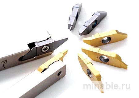 Tungaloy добавляет в серию DuoForceCut пластины для обратного точения, обработки канавок и нарезания резьбы