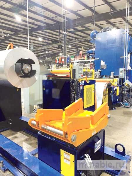 Dallas Industries поставляет Lomanco линии подачи стальных рулонов