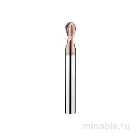 Двухзаходные концевые сферические фрезы от компании ITC