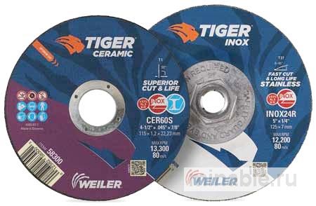 Режущие, шлифовальные и комбинированные круги Tiger