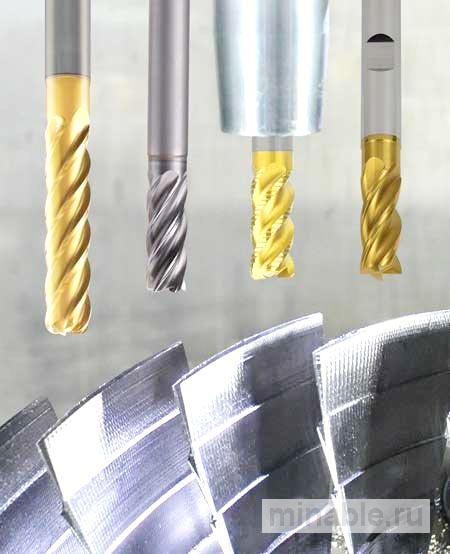 Концевые фрезы для работы в аэрокосмической отрасли