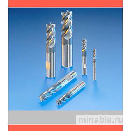 Концевые фрезы с переменным шагом Ec-H Chatterfree компании Iscar