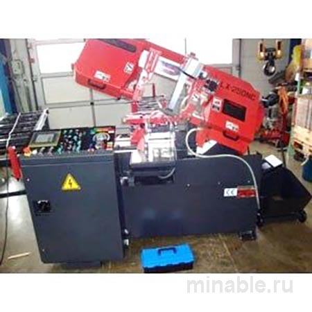 Автоматические ленточные станки маятникового типа Lexas компании Way Train для пиления металла