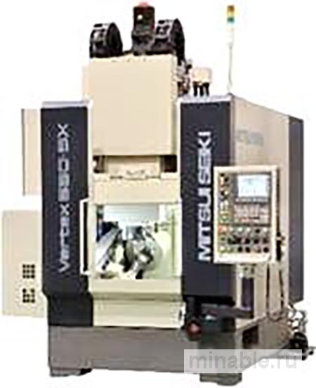 5-осевой вертикальный обрабатывающий центр с ЧПУ Vertex 550-5XB от компании Mitsui Seiki для производства лопастей турбины