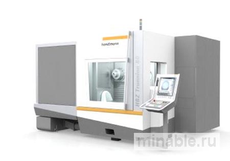 5-осевой высокопроизводительный горизонтальный обрабатывающий центр HBZ Trunnion 80 от компании Handtmann