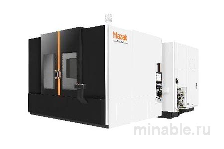 Горизонтальный обрабатывающий центр MEGA-8800 от компании Mazak для обработки на тяжелых режимах резания
