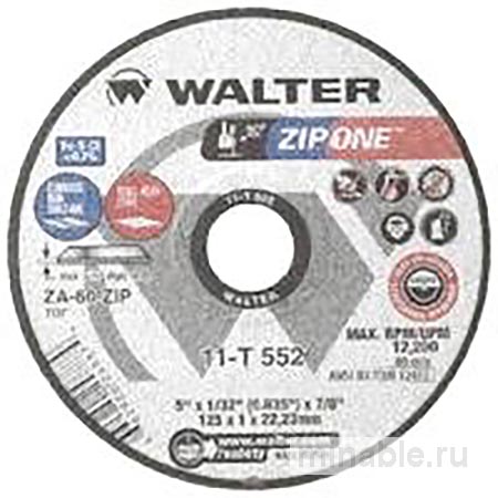 Особо тонкие абразивные отрезные круги ZIP ONE от компании Walter Surface Technologies