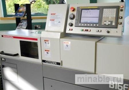 Токарные станки с наклонной станиной B12E и B16E от компании Citizen