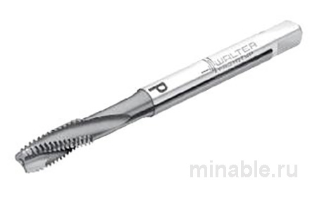 Метчик для нарезания резьбы в заготовках из твердых металлов Walter Paradur® Short Chip HT