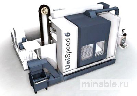 Многозадачный обрабатывающий центр с ЧПУ Unispeed 6 от компании SHW