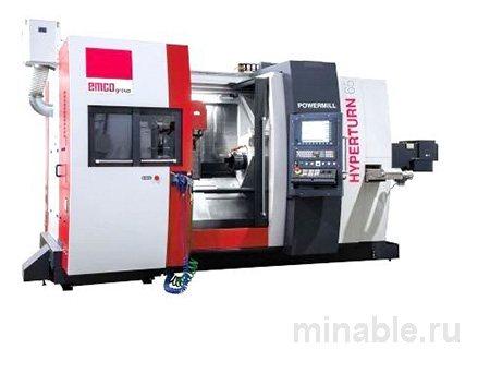 Многозадачный обрабатывающий центр Hyperturn 65 Powermill для одновременной обработки на 5 осях