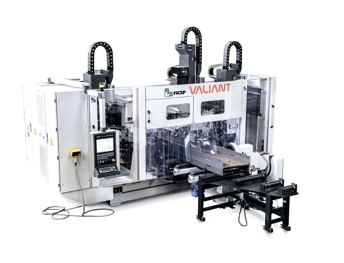 ЛИНЕЙКА ОБОРУДОВАНИЯ VALIANT FICEP: НОВАЯ АВТОМАТИЧЕСКАЯ ЛИНИЯ С ЧПУ ДЛЯ СВЕРЛЕНИЯ ПРОФИЛЕЙ МЕТАЛЛОКОНСТРУКЦИЙ