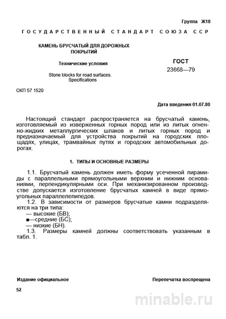 ГОСТ 23668-79: Брусчатка для дорог - Полный Разбор и Описание