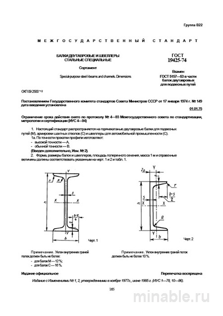 ГОСТ 19425-74: Балки и Швеллеры Специальные - Комплексный Разбор