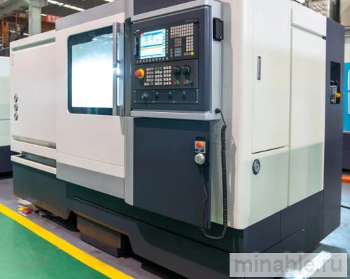 Специальный токарный станок с ЧПУ в пылезащищённом исполнении