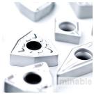 Режущие вставки для токарной обработки стали с выявлением износа края