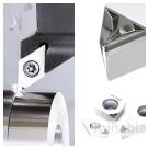 Токарные пластины Tungaloy с универсальным стружколомом NS для обработки цветных металлов