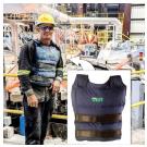 Полностью регулируемый жилет обеспечивает охлаждение в течение всего дня